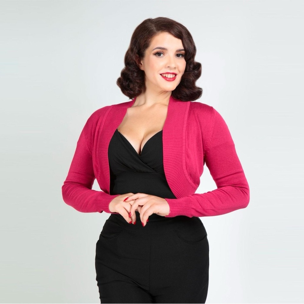 NWOT- Collectif Raspberry Bolero MEDUIM